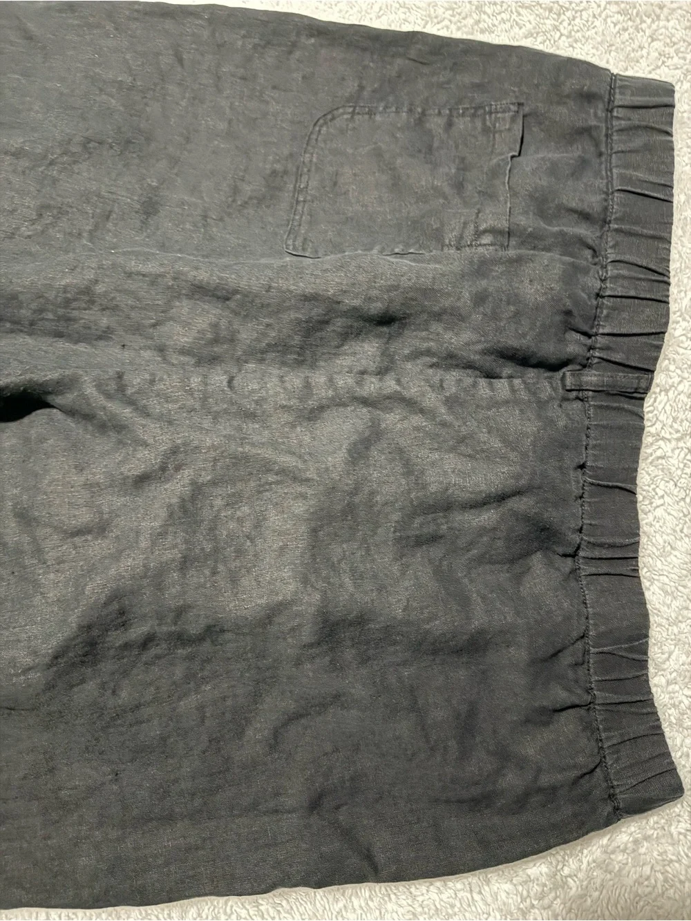 Quince Black Linen Pants